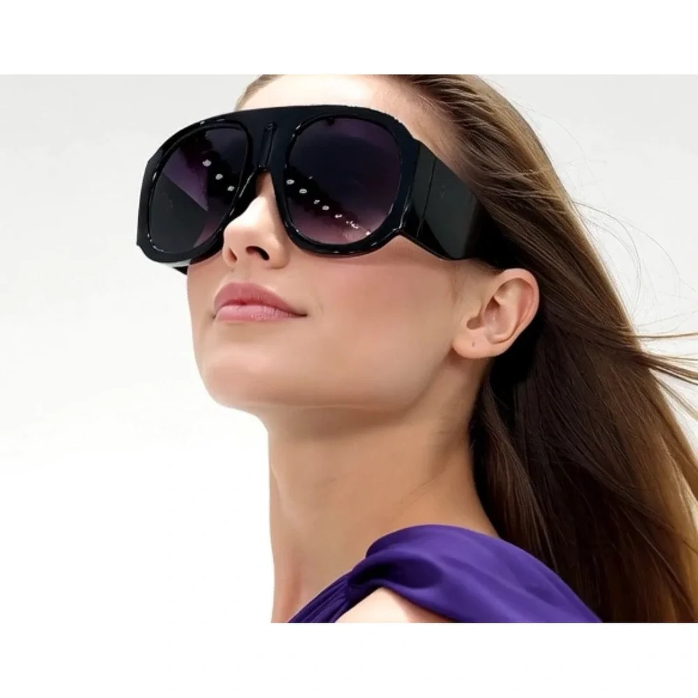 Designer Sunglasses Classic Triangular Eyeglasses Men Lightweight Hip Hop Shades